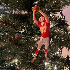 NIP Travis Kelce Christmas Ornament